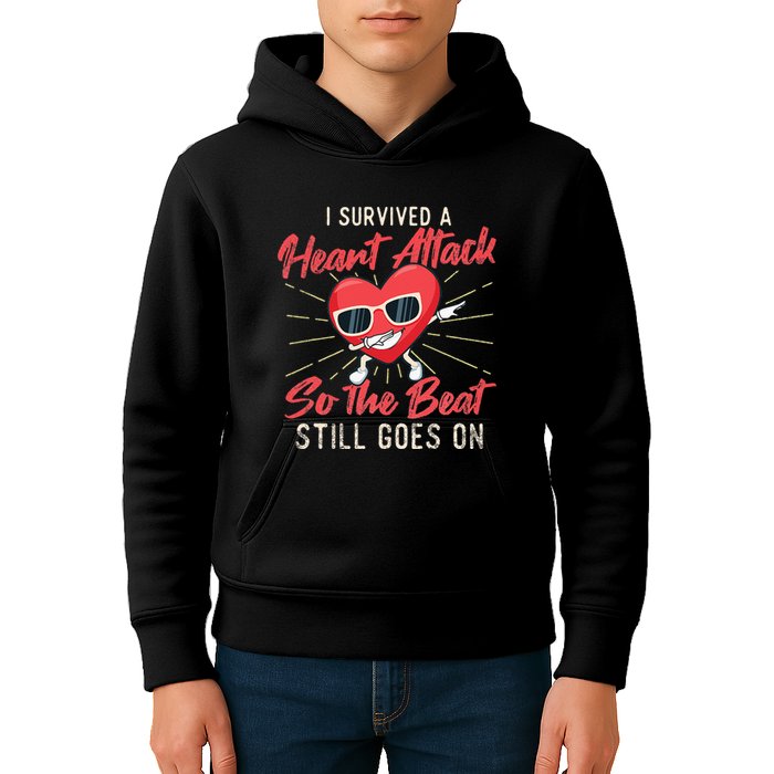 I Survived A Heart Attack Heart Attack Survivor Recovery Kids Hoodie