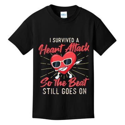 I Survived A Heart Attack Heart Attack Survivor Recovery Kids T-Shirt