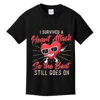 I Survived A Heart Attack Heart Attack Survivor Recovery Kids T-Shirt