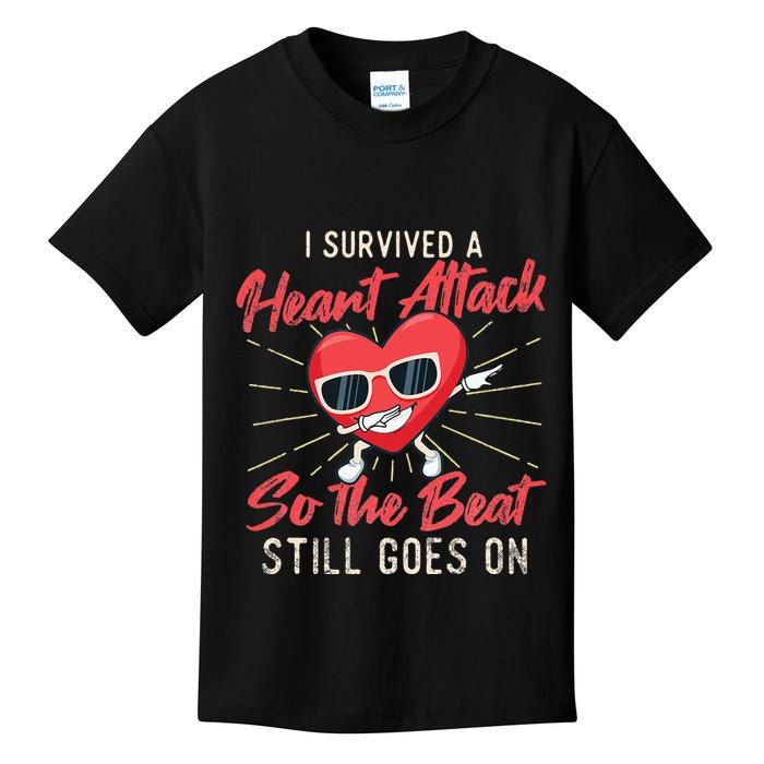 I Survived A Heart Attack Heart Attack Survivor Recovery Kids T-Shirt