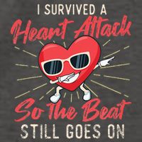 I Survived A Heart Attack Heart Attack Survivor Recovery Vector Backpack