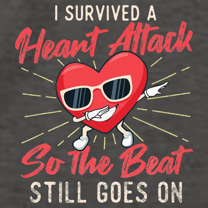 I Survived A Heart Attack Heart Attack Survivor Recovery Vector Backpack