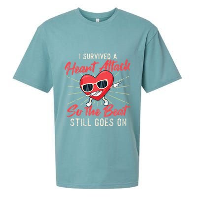 I Survived A Heart Attack Heart Attack Survivor Recovery Sueded Cloud Jersey T-Shirt