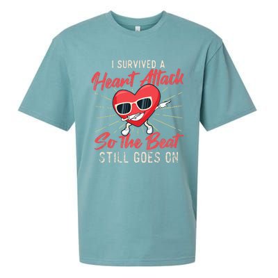 I Survived A Heart Attack Heart Attack Survivor Recovery Sueded Cloud Jersey T-Shirt