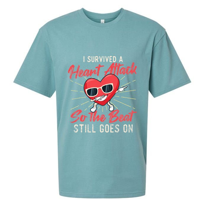 I Survived A Heart Attack Heart Attack Survivor Recovery Sueded Cloud Jersey T-Shirt