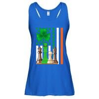 Irish Shamrock American Flag Chess Game St Patrick's Day Great Gift Ladies Essential Flowy Tank