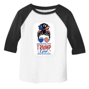 IM Still A Trump I Make No Apologies Trump 2024 Gift Toddler Fine Jersey T-Shirt