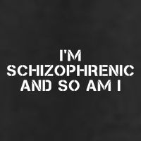 IM Schizophrenic And So Am I Adult Drive Performance Visor