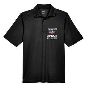 I Survived Apush 20232024 For Students Teacher Men's Origin Performance Pique Polo