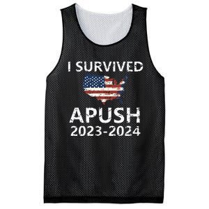 I Survived Apush 20232024 For Students Teacher Mesh Reversible Basketball Jersey Tank