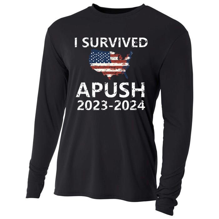 I Survived Apush 20232024 For Students Teacher Cooling Performance Long Sleeve Crew