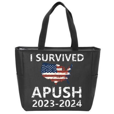 I Survived Apush 20232024 For Students Teacher Zip Tote Bag