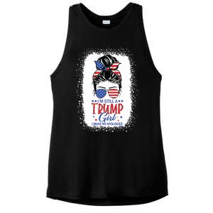 Im Still A Trump Girl I Make No Apologies Trump 2024 Ladies PosiCharge Tri-Blend Wicking Tank