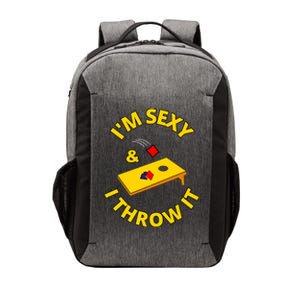 I'm Sexy And I Throw It Cornhole Bean Bag Sacks Corn Hole Premium Vector Backpack