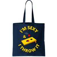 I'm Sexy And I Throw It Cornhole Bean Bag Sacks Corn Hole Premium Tote Bag