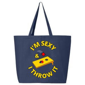 I'm Sexy And I Throw It Cornhole Bean Bag Sacks Corn Hole Premium 25L Jumbo Tote