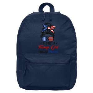 I'm Still A Trump Girl, I Make No Apologies Trump 2024 16 in Basic Backpack