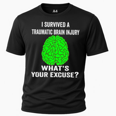 I Survived A Traumatic Brain Injury Whats Your Excuse Performance Shirt