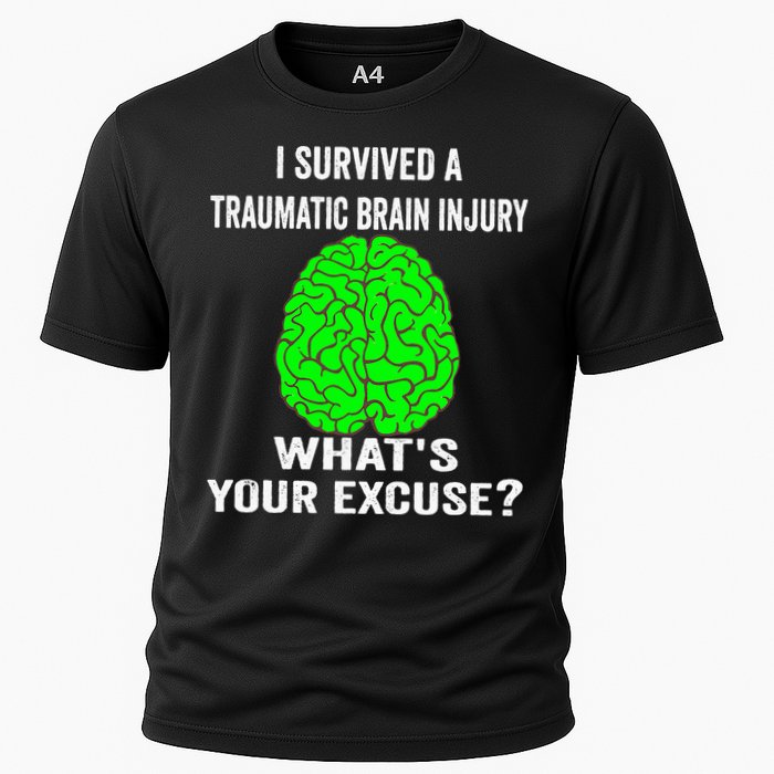 I Survived A Traumatic Brain Injury Whats Your Excuse Performance Shirt