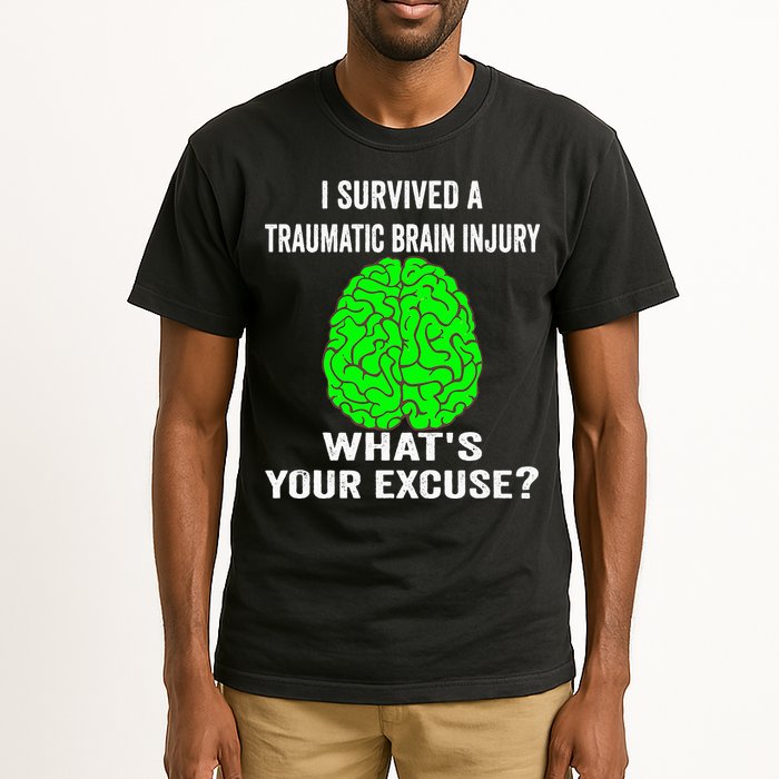 I Survived A Traumatic Brain Injury Whats Your Excuse Tall T-Shirt