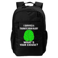 I Survived A Traumatic Brain Injury Whats Your Excuse Backpack