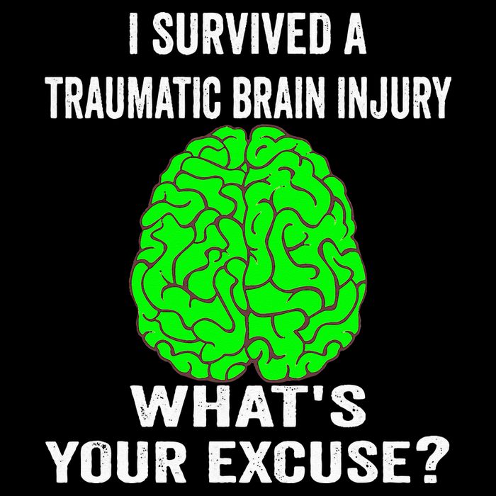 I Survived A Traumatic Brain Injury Whats Your Excuse 16 in Basic Backpack