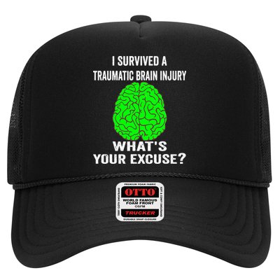 I Survived A Traumatic Brain Injury Whats Your Excuse Trucker Hat