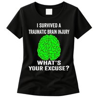 I Survived A Traumatic Brain Injury Whats Your Excuse Womens T-Shirt