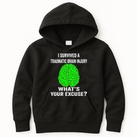 I Survived A Traumatic Brain Injury Whats Your Excuse Kids Hoodie