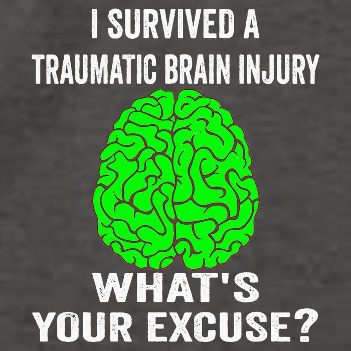 I Survived A Traumatic Brain Injury Whats Your Excuse Vector Backpack