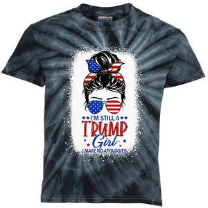 I'm Still A Trump I Make No Apologies Trump 2024  Kids Tie-Dye T-Shirt