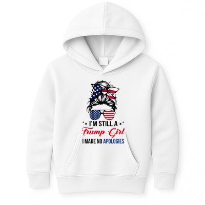 I'm Still A Trump Girl I Make No Apologies Kids Hoodie