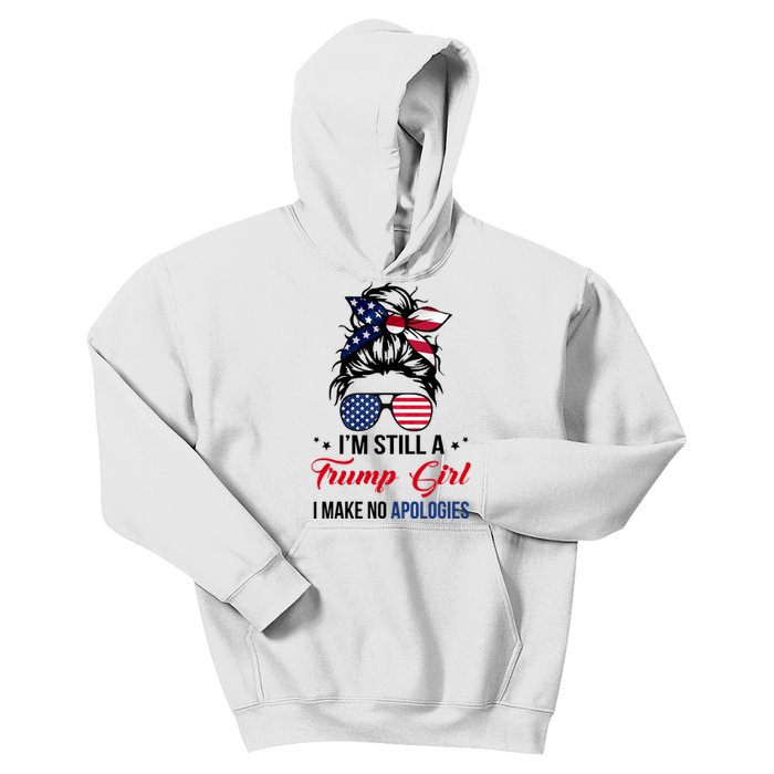 I'm Still A Trump Girl I Make No Apologies Kids Hoodie