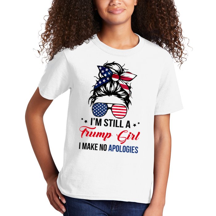 I'm Still A Trump Girl I Make No Apologies Kids T-Shirt
