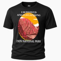 I Survived Angels Landing Hike Zion National Park Utah Cooling Performance Crew T-Shirt