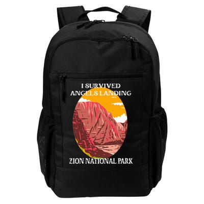 I Survived Angels Landing Hike Zion National Park Utah Backpack