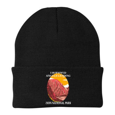 I Survived Angels Landing Hike Zion National Park Utah Beanie