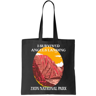 I Survived Angels Landing Hike Zion National Park Utah Bag