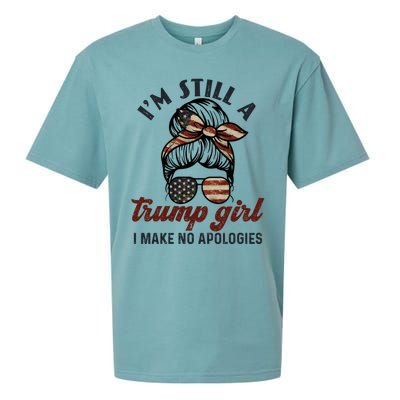 IM Still A Trump I Make No Apologies Trump 2024 Gift Sueded Cloud Jersey T-Shirt