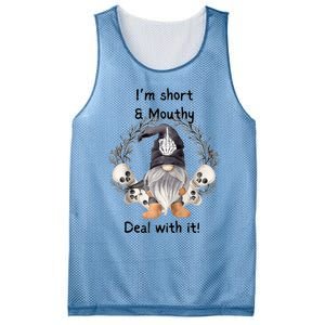 Im Short And Mouth Deal With It Gomes Ghost Halloween Raglan Mesh Reversible Basketball Jersey Tank