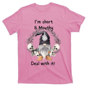 Im Short And Mouth Deal With It Gomes Ghost Halloween Raglan T-Shirt