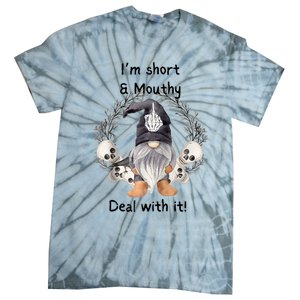 Im Short And Mouth Deal With It Gomes Ghost Halloween Raglan Tie-Dye T-Shirt