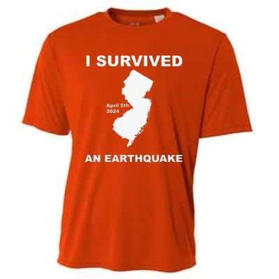 I Survived An Earthquake April 5th 2024 Cooling Performance Crew T-Shirt