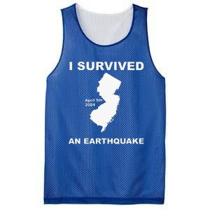 I Survived An Earthquake April 5th 2024 Mesh Reversible Basketball Jersey Tank