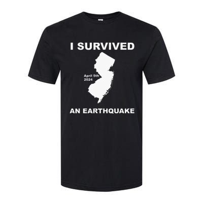 I Survived An Earthquake April 5th 2024 Softstyle CVC T-Shirt