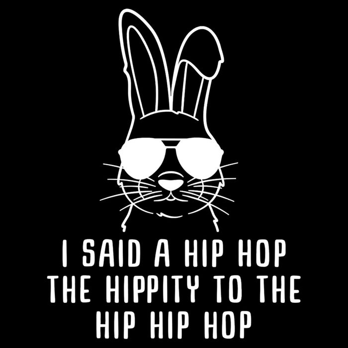I Said A Hip Hop The Hippity To The Hip Hip Hop Easter USA-Made Doggie Bandana