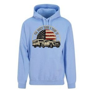 Im Sexy And I Tow It Unisex Surf Hoodie