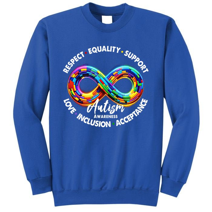 Infinity Symbol Autism Awareness Respect Equality Support Gift Sweatshirt