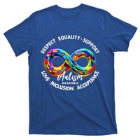 Infinity Symbol Autism Awareness Respect Equality Support Gift T-Shirt