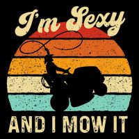 Im Sexy And I Mow It Landscaper Lawn Trimmer Landscaping Impact Tech Backpack